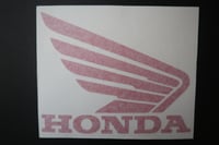 Image 1 of Honda Wing Decals  5" x 4.5" 