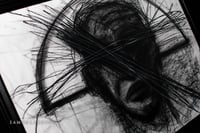 Image 3 of Dr. Vetitum 18 x 24" [Original Charcoal Drawing Framed]