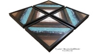 Image 2 of "Candor" ~ 4 Piece Set ~ Wooden Quilt Block Artwork