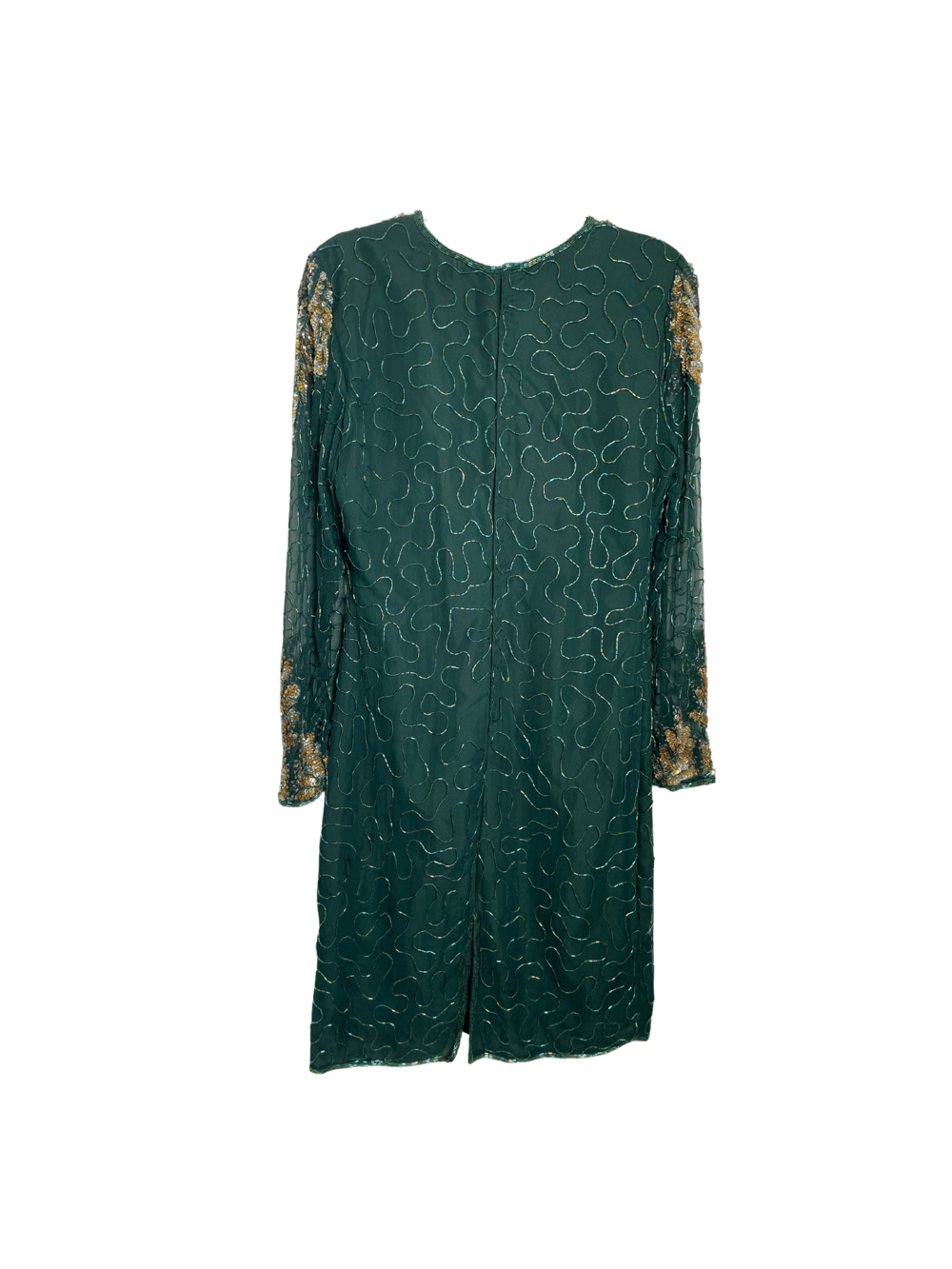 Laurence Kazar Green Sequin Dress