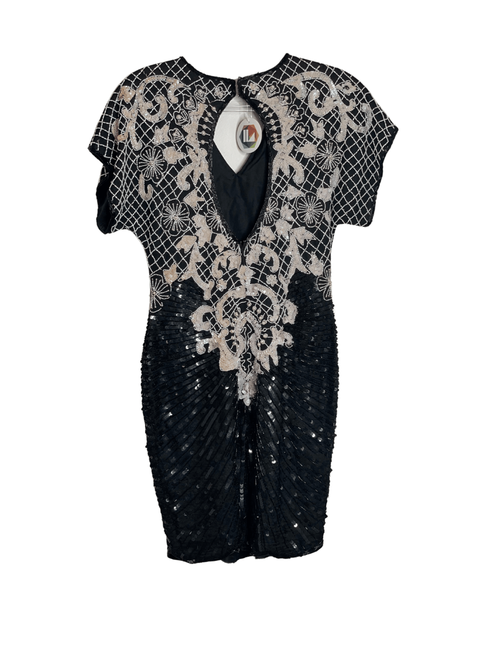 Stenay Black Pearl & Sequin Dress
