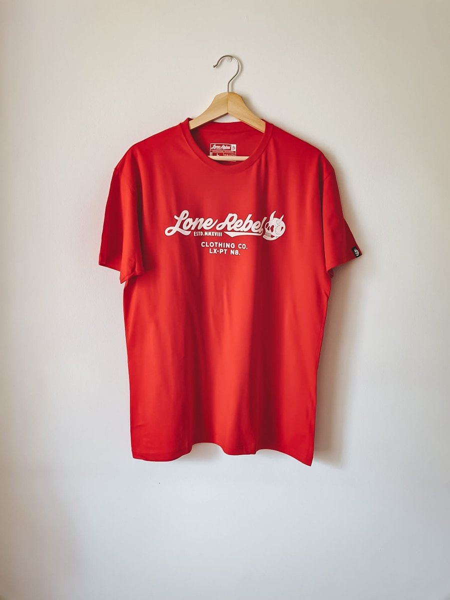 Image of Lone Rebel T-shirt 19' Red