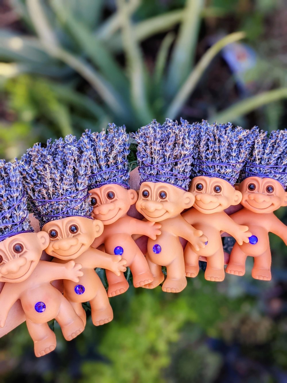 MADE TO ORDER: Dried Lavender Troll Adult 6"