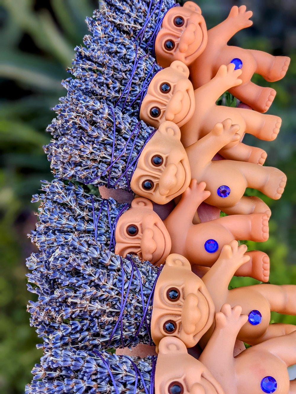 MADE TO ORDER: Dried Lavender Troll Adult 6"