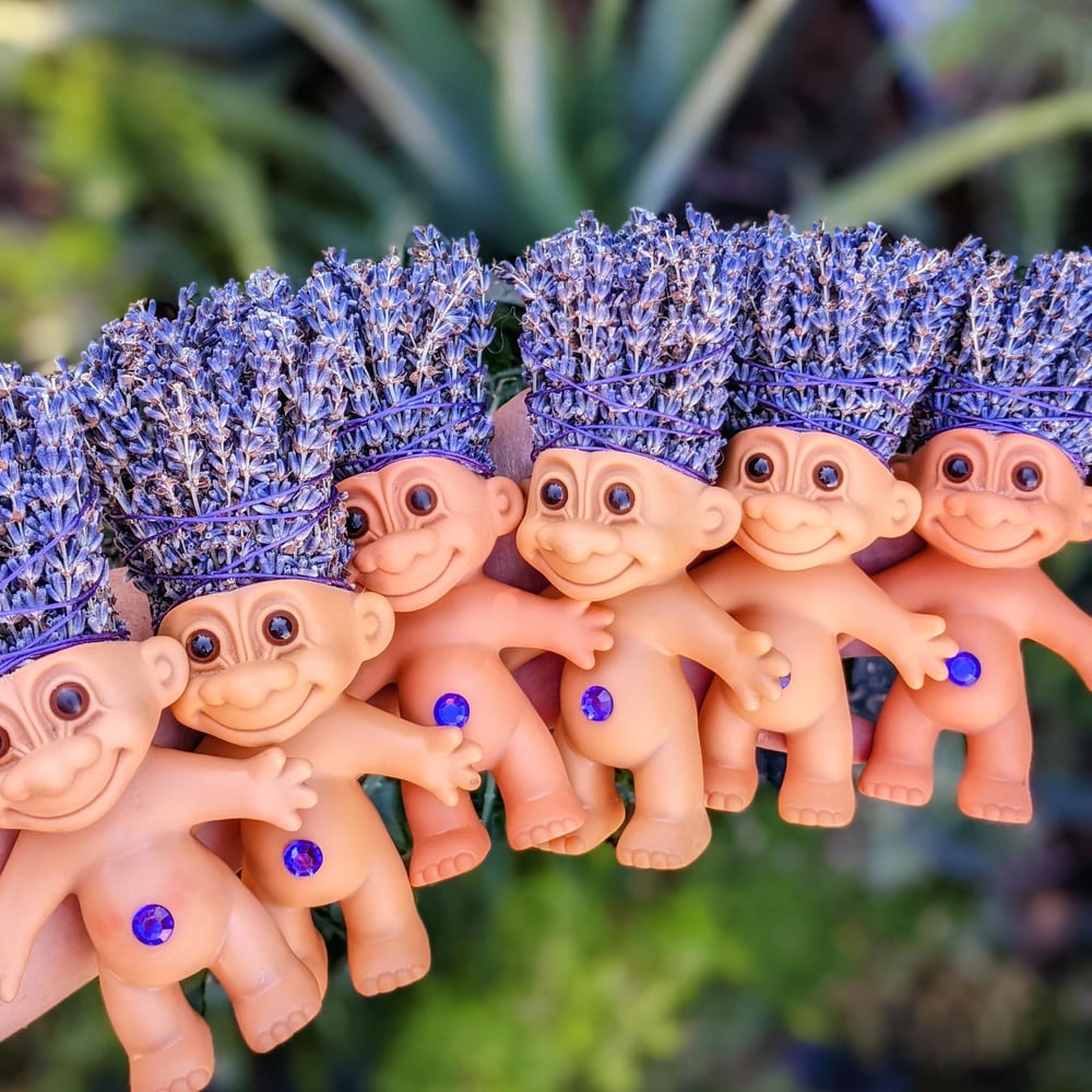 MADE TO ORDER: Dried Lavender Troll Adult 6"