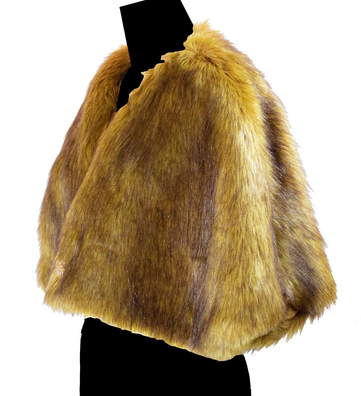 Image of Coyote Faux Fur Bolero