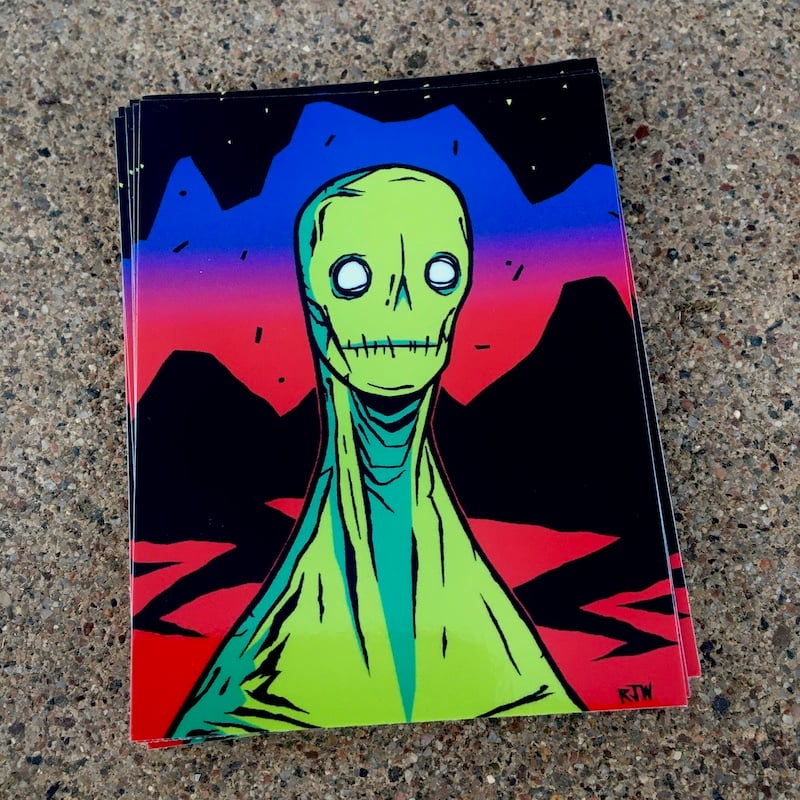 Image of IN MOUNTAINS - sticker