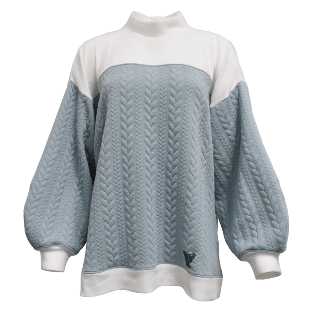 Cocoon Sweater - Morning Mist x Lunar White