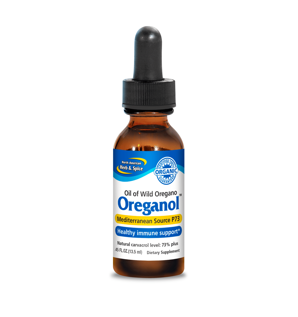 North American Herb & Spice Wild Mediterranean Oregano Oils w/P73. (73%-84% Carvacrol). Herpes.