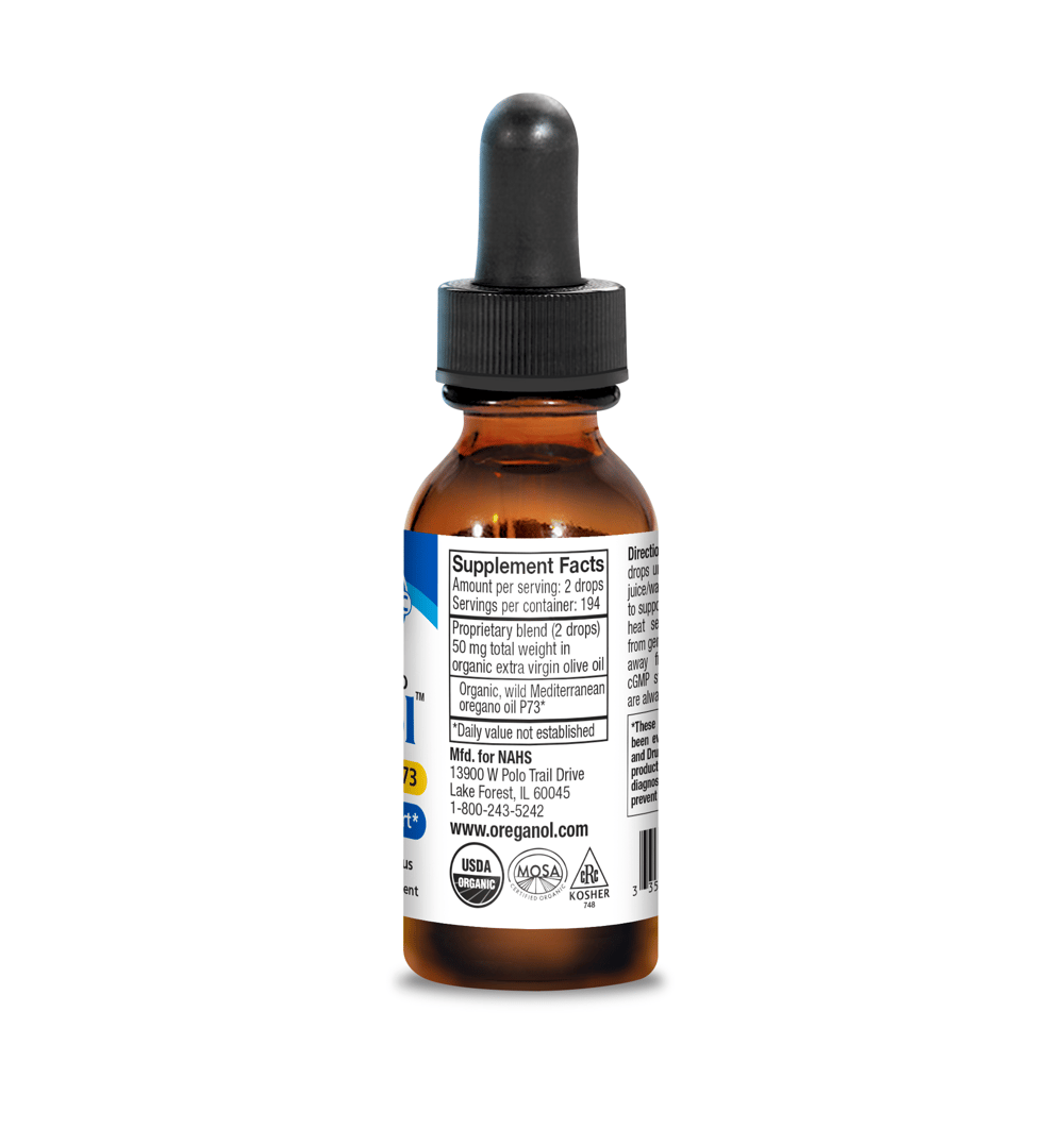 North American Herb & Spice Wild Mediterranean Oregano Oils w/P73. (73%-84% Carvacrol). Herpes.