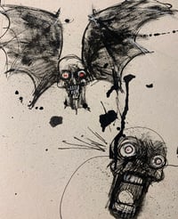 Image 3 of Skull bat print pack