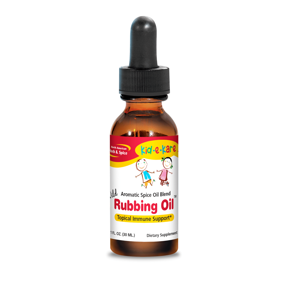 KID-E-KARE Children's Topical Rubbing Oil Blend For Immune Support. Lymphatic.