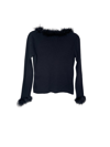 Black Fur Top