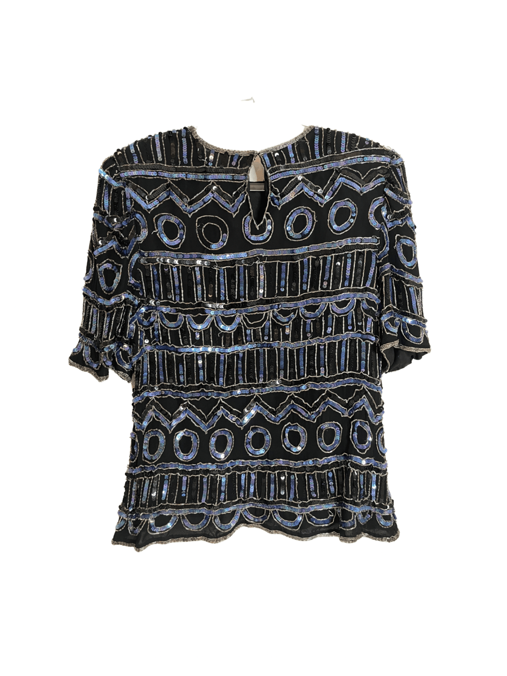 Laurence Kazar Sequin Blouse