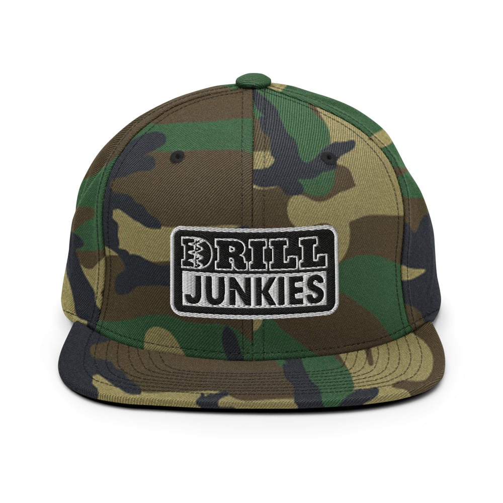 Drill Junkies Snapback Hat