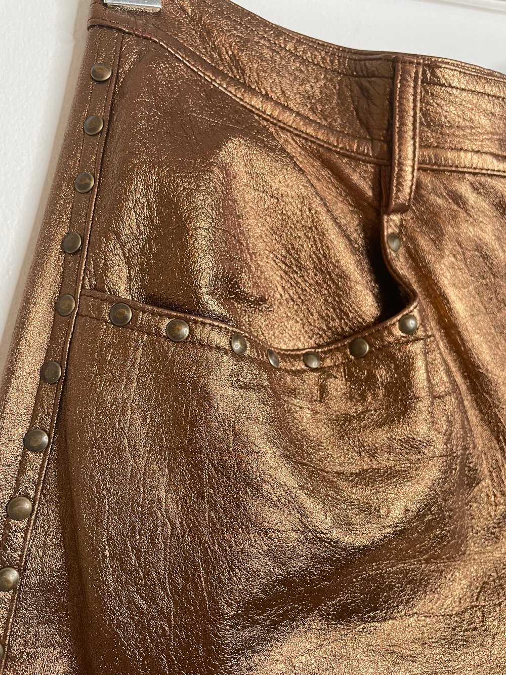 Emanuel Ungaro Bronze Pants