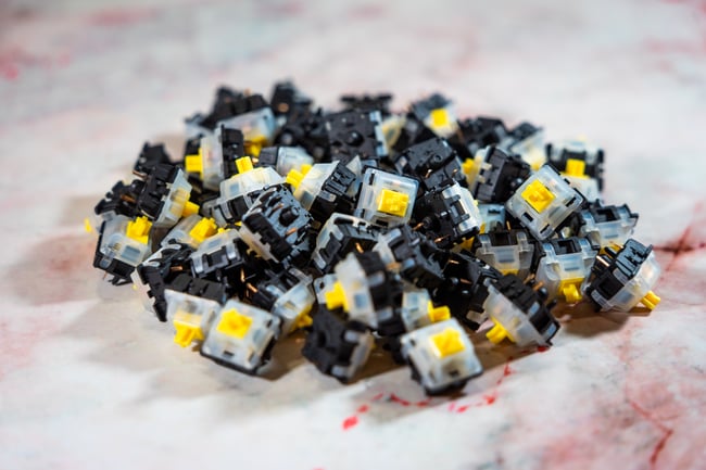Gateron Yellow Milky (70/90/110 switches)