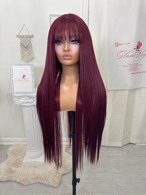 Image of Sangria bangs luxury (custom order) 