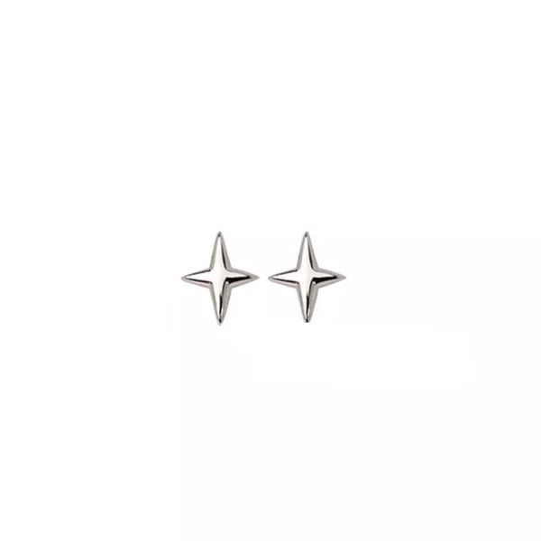 Image of Twin stars stud earrings 925 sterling silver