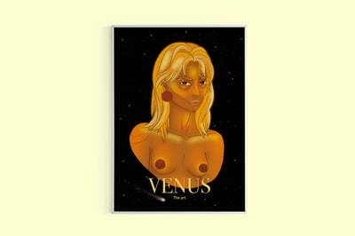 Image of Lámina ilustrada Venus