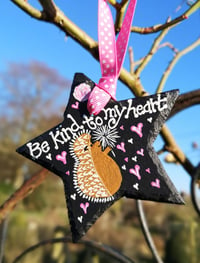 Image 1 of Be kind hedgehog slate