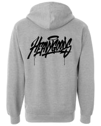 Image 1 of Heavy Goods Taste Handstyle Hoodie - Grey
