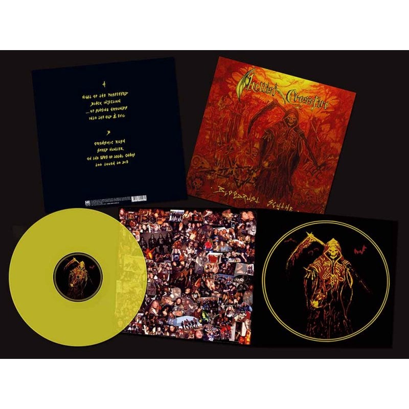 HELLISH CROSSFIRE - Bloodrust Scythe LP PISS YELLOW