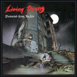 LIVING DEATH - Protected from Reality/ Back to the Weapons LP+7" SILVER 