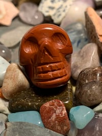 Image 2 of Red Jasper Skull
