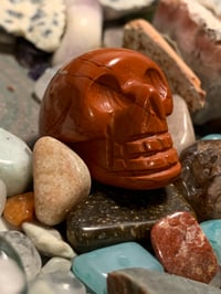 Image 1 of Red Jasper Skull