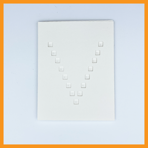 Image of CONGRATULATIONS - SOMETIMES IT'S HARD TO FIND THE WORDS - SINGLE CARD