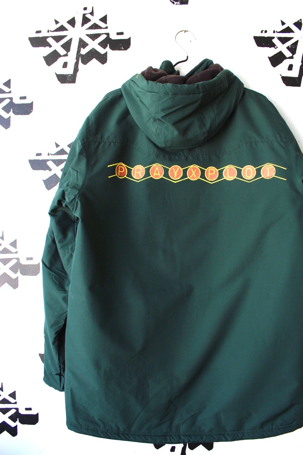 everything straight parka in green