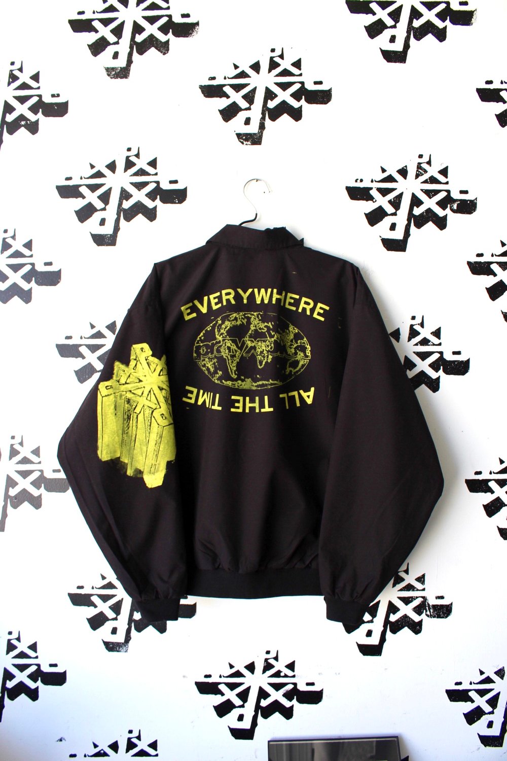 everywhere team jacket in black 