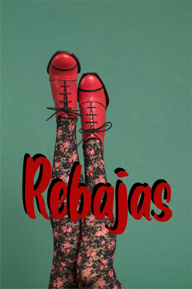 Image of REBAJAS-SALES -40% Botin rojo suela hexagonal