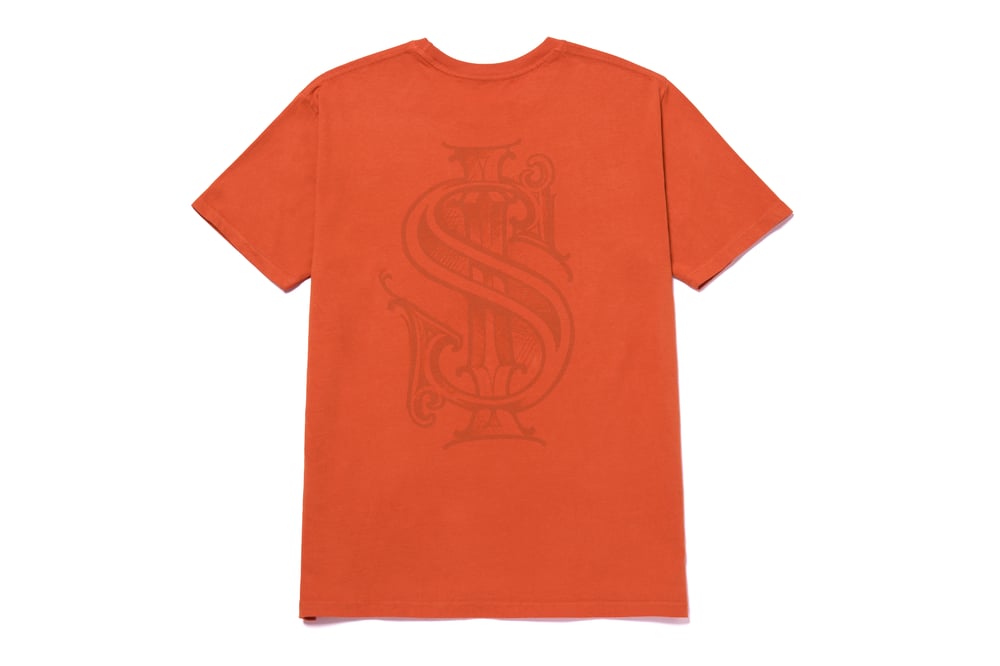 Image of BJ BETTS X STANDARD ISSUE TEE - RUST