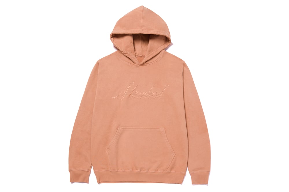 Image of BJ BETTS X STANDARD ISSUE HOODIE - CAMEL