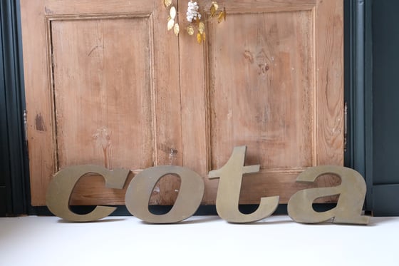 Image of Lettres  laiton