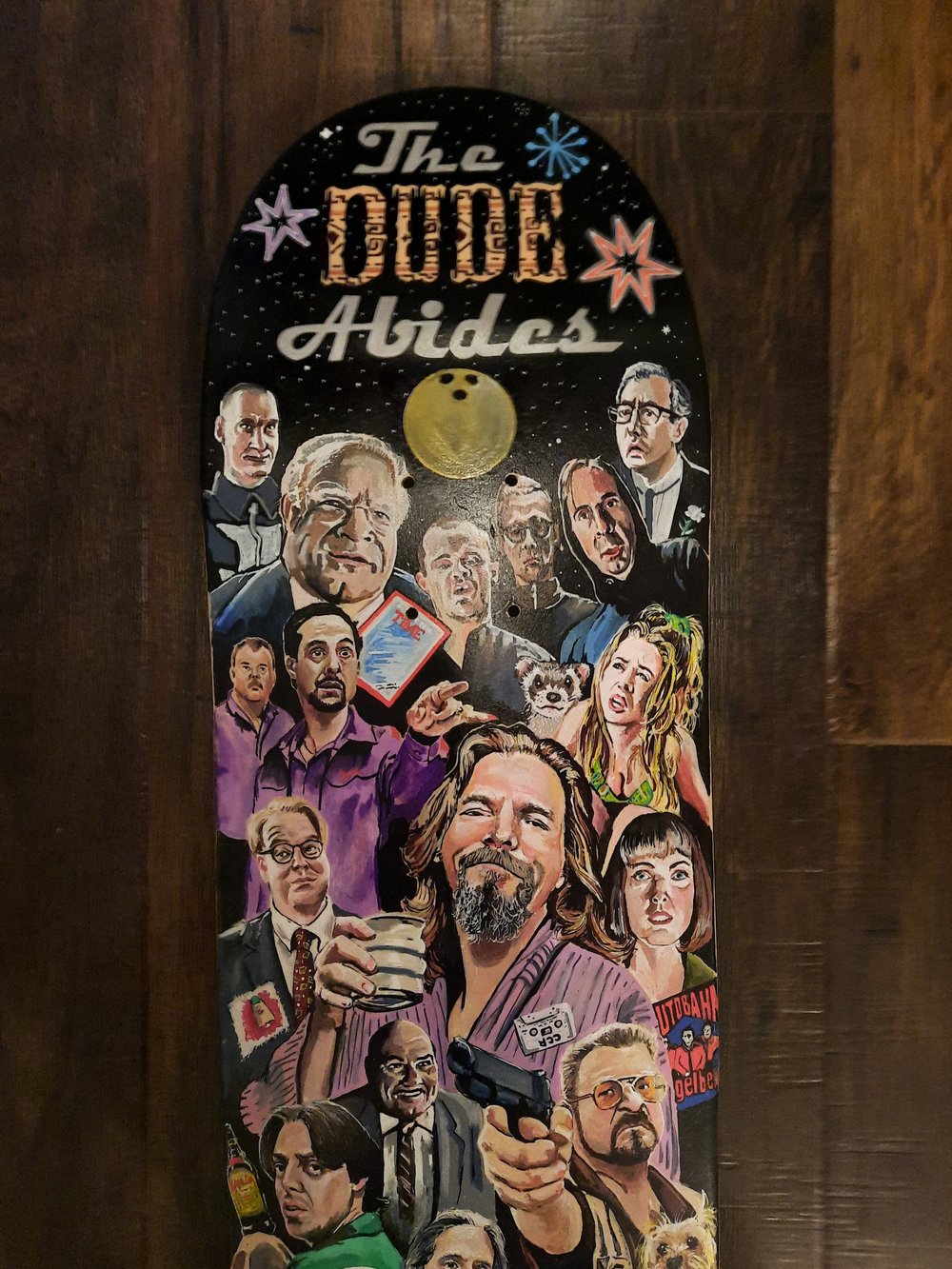 The Dude Abides (hand painted)