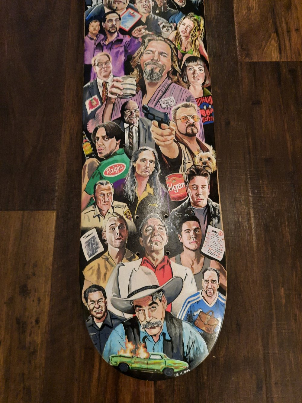 The Dude Abides (hand painted)