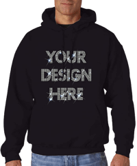 Custom Rhinestone Hoodie