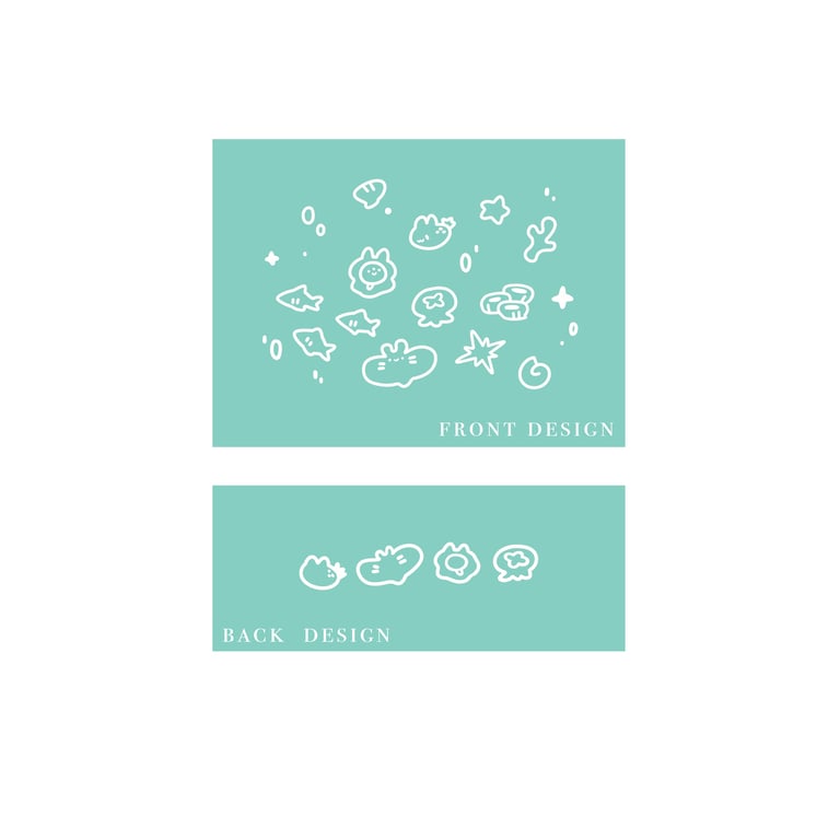 seafoam holo tote bag Image 3