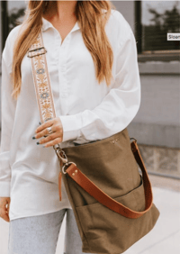 Image 1 of Slouchy Hobo Crossbody Bag