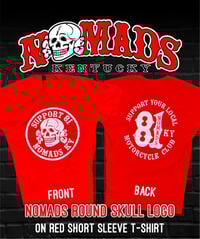 Nomads Round Skull Logo