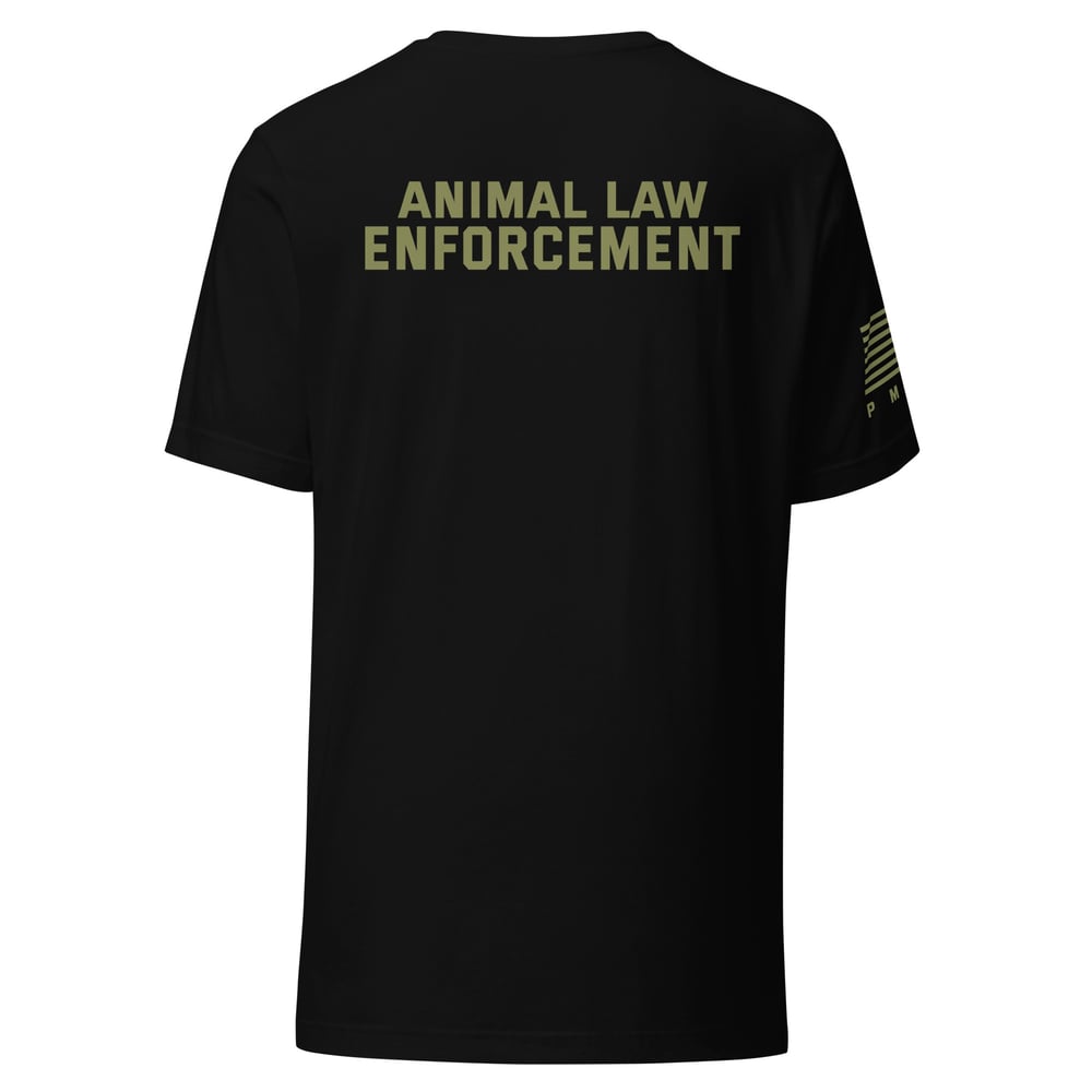 Animal Law Enforcement Black Unisex t-shirt