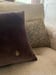 Image of Coussins long velours marron