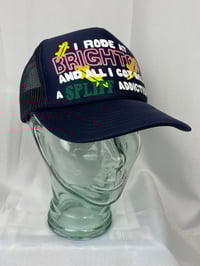 Image 3 of NAVY SPLIFF ADDICTION TRUCKER HAT