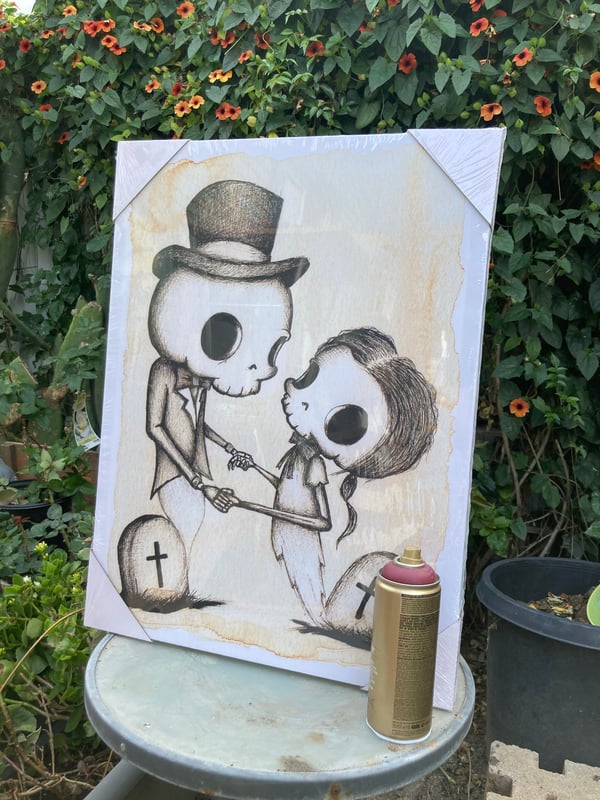 Image of "love After Death" Canvas Print