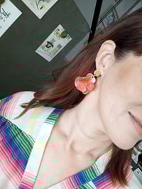 Image 1 of Boucles d'oreilles Fleurs 