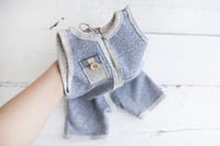 Image 1 of Derek melange BLUE romper / three sizes