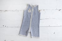 Image 2 of Derek melange BLUE romper / three sizes
